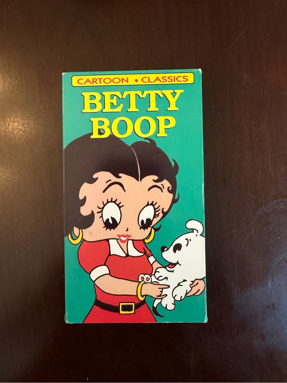 Vintage Betty Boop Cartoon Classics VHS tape.